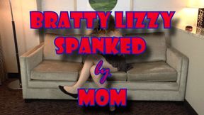 Bratty Lizzy Spanked by Step-Mom ~ MOV