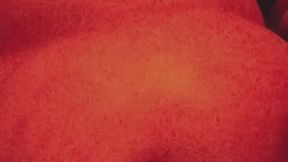 Blindfold smoking and belly navel play