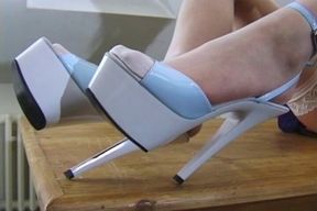 This German Stepdaughter Lets Stepdaddy Cum on Her Feet