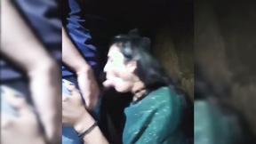 ”Not very decent street prostitute amateur TS cum on face & fuck”