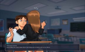 Summertime Saga - My French Teacher Ms. Bissette