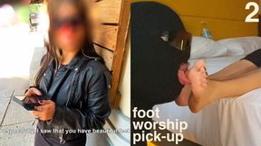 Hostess is Picked Up Outside Work & Becomes My Foot Slut - Intense Foot Worship & Toe Sucking Treatment - Foot Worship Pick Up 2 - 720P