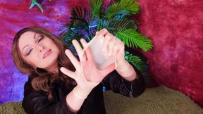Asmr: Ripped Latex Gloves Arya Grander