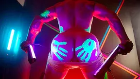 Olivier Theos Neon Heat: Rough Ass Rides Bareback Pounding – HardMenFuckFast