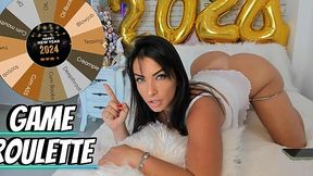 Busty Latina Slut in White Lingerie Plays Jerk Off Game, Twerks and Fucks Until Cum Explosion