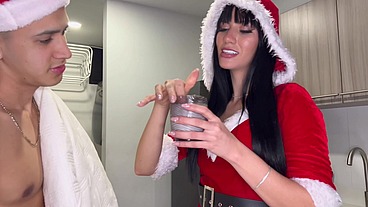 Christmas cookies and cream