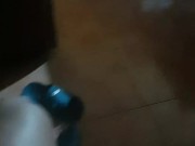 HOT MUSCLE MAN JERKING OFF WITH A 14 INCH COCK PRETTY FACE 2 GALLONS OF CUM ON THE FLOOR