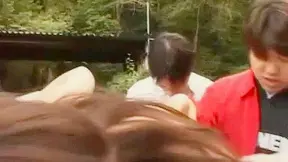 Riko Tachibana’s Wild Outdoor Gangbang – Japanese Passion Unleashed