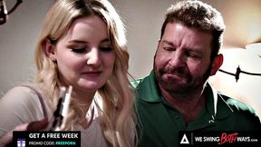WE SWING BOTH WAYS - Innocent Teen Eliza Eves Gives It Up To Bisexual Neighbors