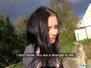 Public Agent Hawt brunette hair lady screws and sucks to make ex jealous