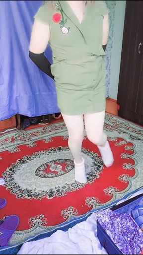 I Am a Boy Sexy Pink Ass Short Mini Skirt Big Butt Sissy Shemale Big Ass Booty Lady Boy Tranny Trap