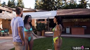 Whoops! Youre not my MILF stepmom Queenie Sateen but her bestie Vanessa Sky