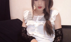 Individual video Video of a cross dresser masturbating