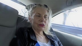 Granny Pisses Before Getting Fucked By A Big