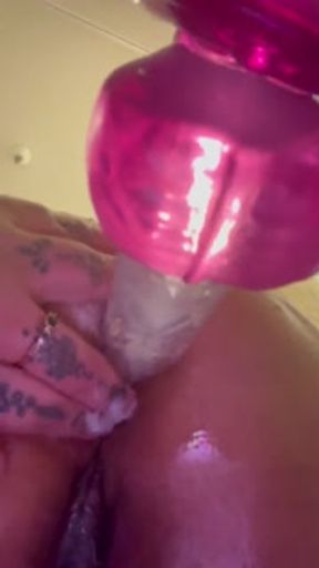 XXL DILDO STRETCHES BARBIES LIL ASS