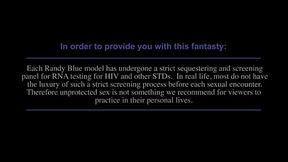 Boyfriends Alex Torres and Andres Moreno bareback for the Randy Blue cameras