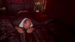 Part 2:- Queen Vampire Turns The Priest into a Cock sucking Whore.