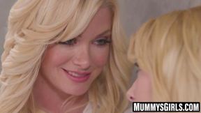 Office slut Kenzie Reeves double teamed by older women
