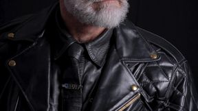 Spiked Leather Gloves and Jockstrap Pipe Smoking