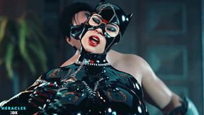 The Feline Seductress rides a big cock and enjoys a creampie