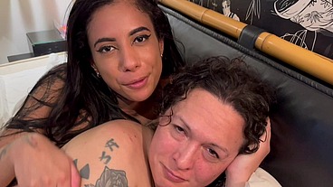 Nikki Montero and female Livia Lesbian action sucking pussy