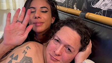 Nikki Montero and female Livia Lesbian action sucking pussy