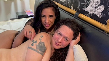 Nikki Montero and female Livia Lesbian action sucking pussy