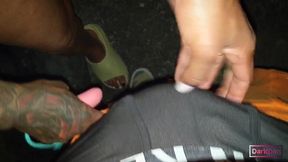 the kinky slut queen  dark dea  fuck a huge cock in seaside street (pov-outdoor-pissing-deepthroat-facial-fetish-bizzarre)