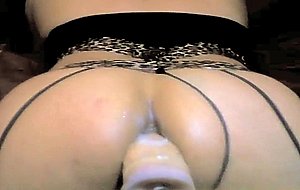 Latina cd in lingerie with vibrator