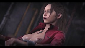 Intense anal penetration: forged3dxs hot and hard sex scene with gaping ass and squirting creampie