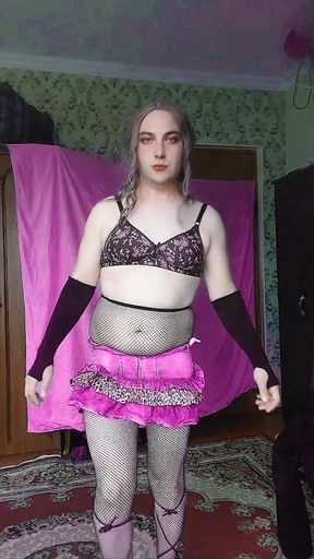 Hot College Girly Cheerleader Sissy Makes an Amazing Sexy Performance for You My Lovelies and Hope You Like Me Trying to Deserve