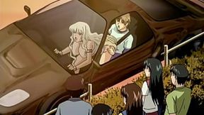 'Dirty roadhead rendezvous - Uncensored autofellatio action in moving vehicle'