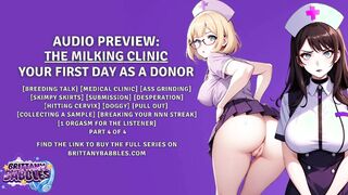 Audio Preview: The Milking Clinic Part 4: Your First Day like a Donor