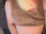 Tgirl Mandy is playing and cum