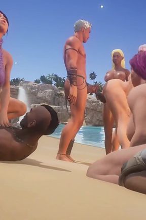 Beach Party Jerk Public