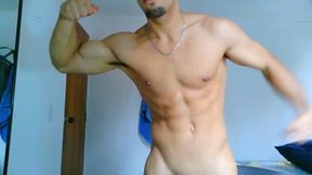 Naked body show, hard cock, and good masturbation. - Part 2