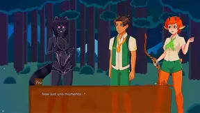 Babes Unleash Desires with Animated Cocks in Wild Camping Hentai Adventure