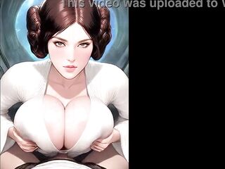 Mixed episode with Leia 1 Animation anime manga AI