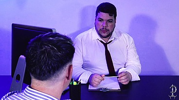 Escritório Profanus Episódio 3 e 4 (DUO COMPLETO) O Chefe Testa o.Pau dos Atores Novos e Come Cu do Estagiário