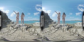 Matty And Josie Kayaking On Vacation Hiking Nude On Abandoned Island