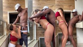 dani jota entrando na rola do jefao a branquinha do cabelos cacheados. foi a loucua