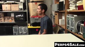 Perps4Sale.com - Skinny gay teen suspect blows cops huge cock to get home