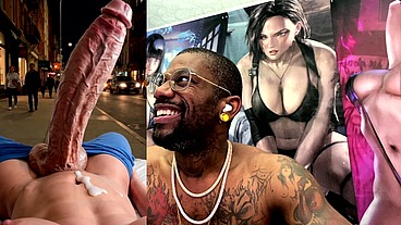 Huge Fucking Transgender BWC Cumming Thicc Fucking Loads In Public, AI Generated