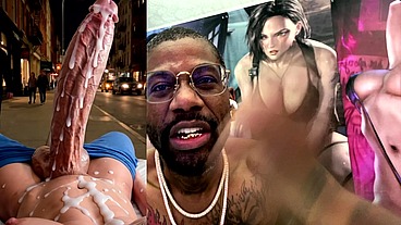 Huge Fucking Transgender BWC Cumming Thicc Fucking Loads In Public, AI Generated