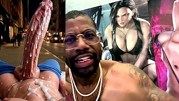 Huge Fucking Transgender BWC Cumming Thicc Fucking Loads In Public, AI Generated