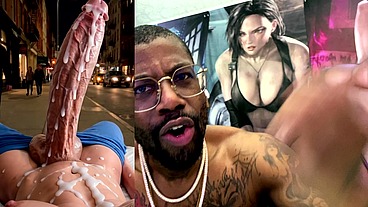 Huge Fucking Transgender BWC Cumming Thicc Fucking Loads In Public, AI Generated