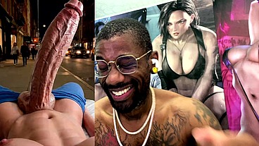 Huge Fucking Transgender BWC Cumming Thicc Fucking Loads In Public, AI Generated