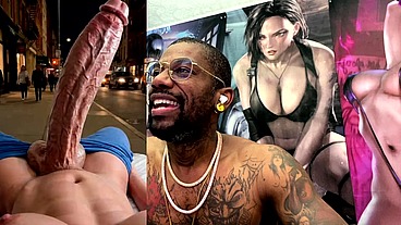 Huge Fucking Transgender BWC Cumming Thicc Fucking Loads In Public, AI Generated