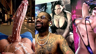 Huge Fucking Transgender BWC Cumming Thicc Fucking Loads In Public, AI Generated
