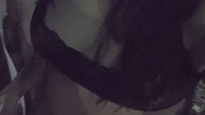 Risky Night Lingerie Street Flash